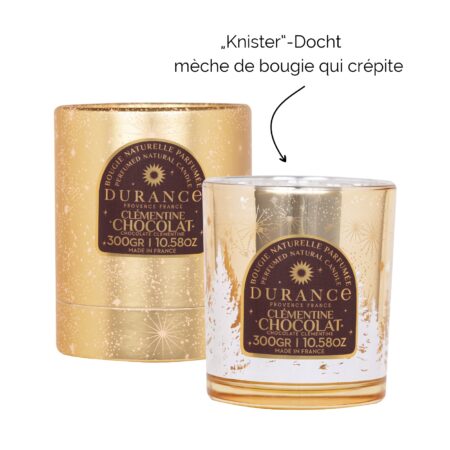 Duftkerze 300g im Glas Mandarine Schokolade