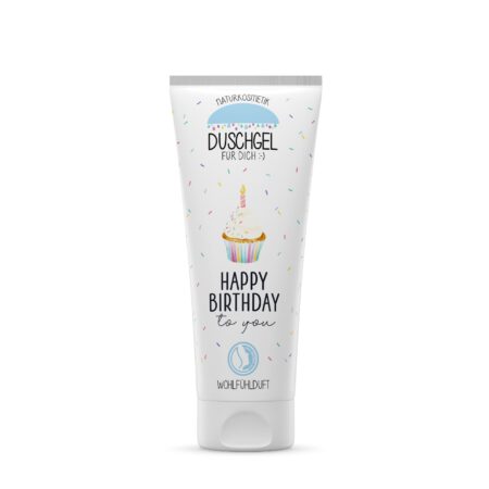 Duschgel 200ml Liebe Wünsche "Happy Birthday" (Torte)