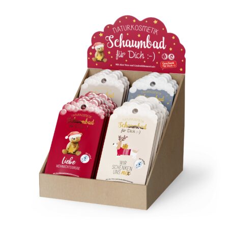 Schaumbad 40ml im Display Happy Christmas MIX