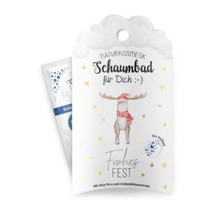Schaumbad 40ml Lovely Christmas "Frohes Fest" (Elch)