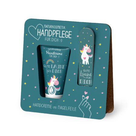 Handpflegeset Zoofreunde "Gute Laune" (Einhorn)