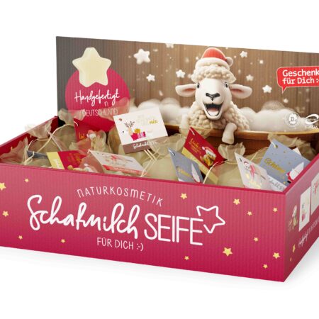 Seife Stern 25g im Display Happy Christmas MIX