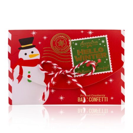 Badekonfetti HELLO WINTER in Geschenkumschlag, 10g