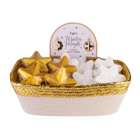 Badefizzer WINTER MAGIC in Körbchen, 50g