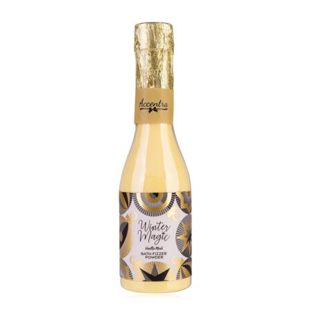 Badefizzerpulver WINTER MAGIC in Sektflasche, 90g