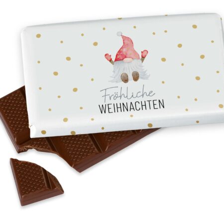 Schokolade 40g Lovely Christmas "Fröhliche Weihnachten" (Wichtel)