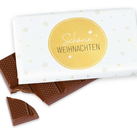 Schokolade 40g Lovely Christmas "Schöne Weihnachten" (Sterne)