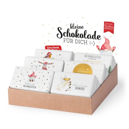 Schokolade 40g Lovely Christmas im Display MIX