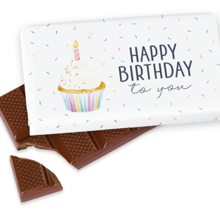 Schokolade 40g Liebe Wünsche "Happy Birthday" (Torte)