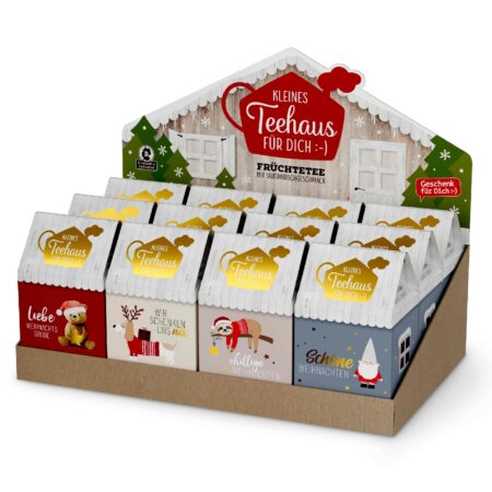 Teehaus Happy Christmas im Display MIX