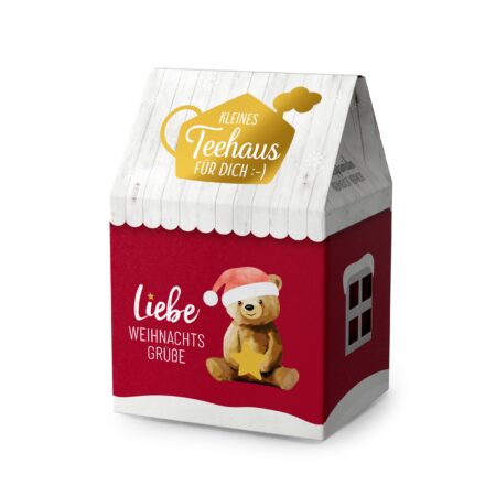 Teehaus Happy Christmas "Liebe Weihnachtsgrüsse" (Bär)