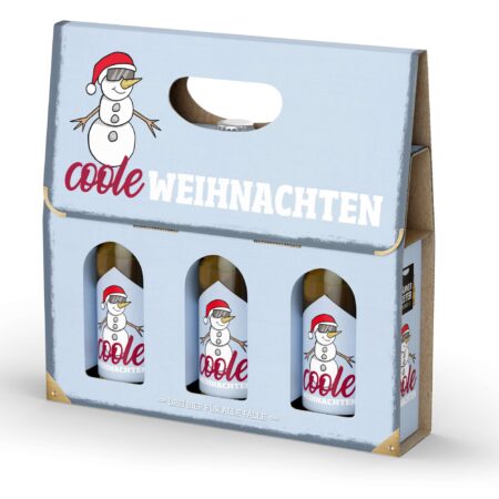 Männerkoffer Manntastische Weihnachten Coole Weihnachten (Schneemann)