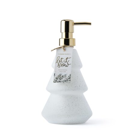 Flüssigseife 500ml 'Let It Snow' in Glasflasche