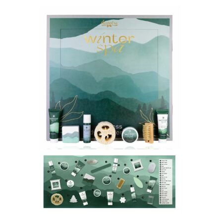 Adventskalender WINTER SPA in aufklappbarer Box