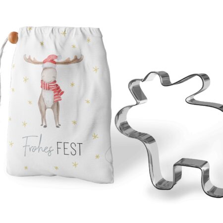 Keksform "Elch" H7cm Lovely Christmas "Frohes Fest" (Elch)