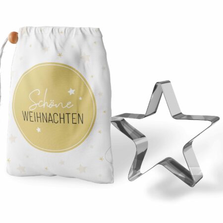 Keksform "Stern" H7cm Lovely Christmas "Schöne Weihnachten" (Sterne)