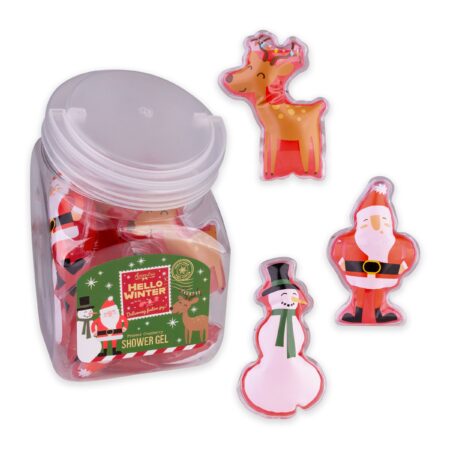 Mini-Duschgel HELLO WINTER im Bonbonglas, 50ml