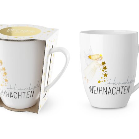 Becher 250ml Lovely Christmas "Himmlische Weihanchten" (Engel)
