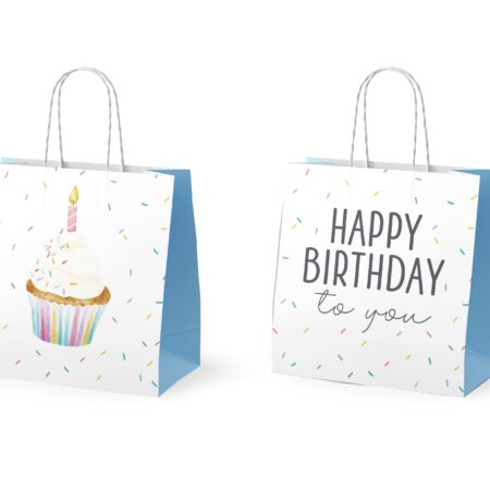 Mini-Geschenktüte Liebe Wünsche "Happy Birthday" (Torte)