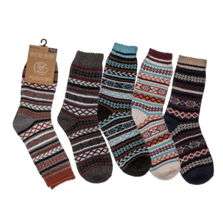Herren-Stricksocken, Natural, Grösse 42-46