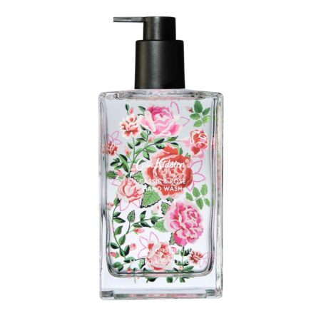 Flüssigseife 300ml in Glas-Pumpspender Cassis & Rose