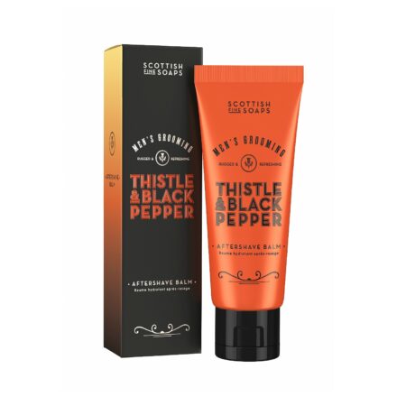 Aftershave Balm 75ml Tube TESTER Thistle & Black Pepper