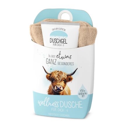 Geschenkset Wellnessdusche Lucky Friends "Du bist etwas ganz besonderes" (Rind)