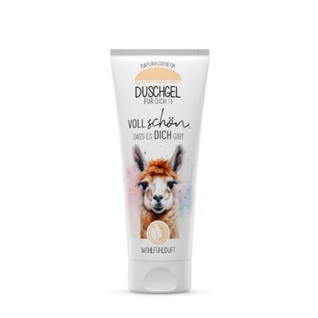Duschgel 200ml Lucky Friends "Voll schön, dass es Dich gibt" (Lama2)