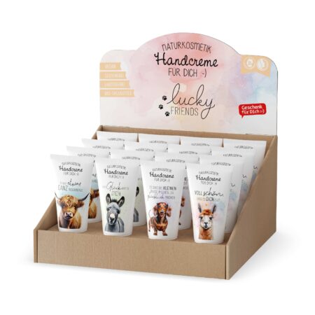 Handcreme 30ml Lucky Friends im Display MIX