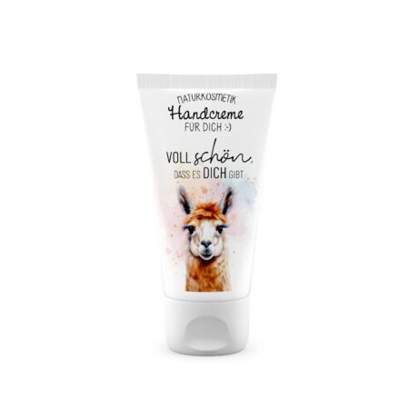 Handcreme 30ml Lucky Friends "Voll schön, dass es Dich gibt" (Lama2)