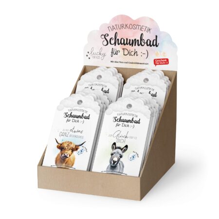 Schaumbad 40ml Lucky Friends im Display MIX