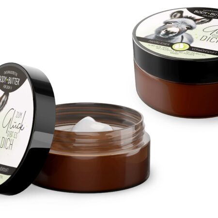 Bodybutter 150ml Lucky Friends "Zum Glück gibt es Dich" (Esel)
