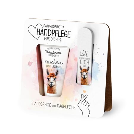 Handpflegeset Lucky Friends "Voll schön, dass es Dich gibt" (Lama2)