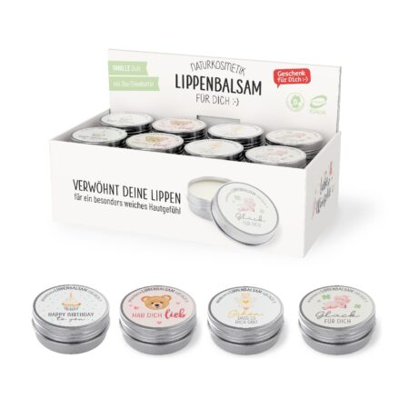 Lippenbalsam 10g Liebe Wünsche im Display MIX