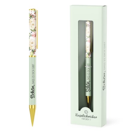 Kugelschreiber Lovely Greetings "Schön, dass es Dich gibt" (Blume)