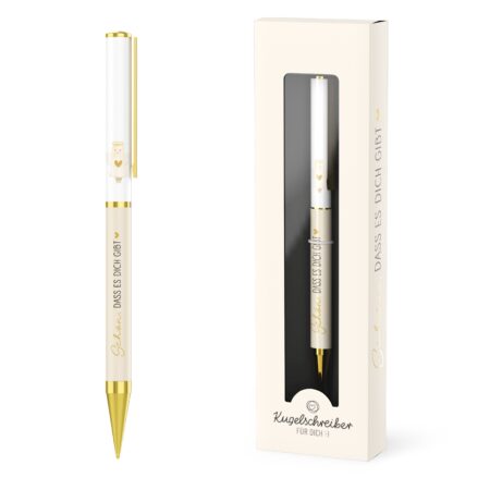 Kugelschreiber Liebe Wünsche "Schön, dass es Dich gibt" (Engel)