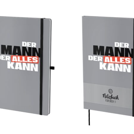 Notizbuch A5 Manntastisch "Der Mann der alles kann"