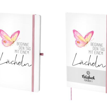 Notizbuch A5 Lovely Greetings "Beginne den Tag mit einem Lächeln"