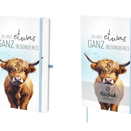 Notizbuch A5 Lucky Friends "Du bist etwas ganz besonderes" (Rind)
