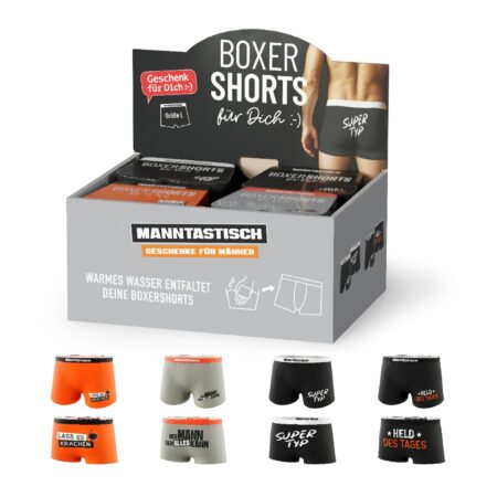 Boxershorts Manntastisch im Display MIX