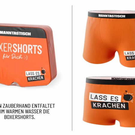 Boxershorts Manntastisch "Lass es krachen"