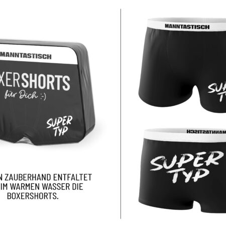 Boxershorts Manntastisch "Supertyp"