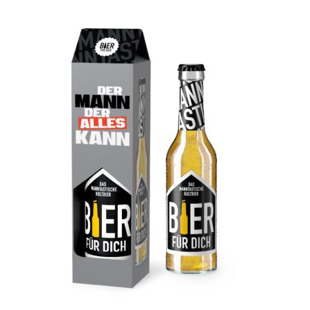Bier 0,33 l Manntastisch "Der Mann der alles kann"