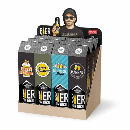 Bier 0,33 l Manntastisch Geburtstag im Display MIX