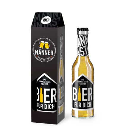Bier 0,33 l Manntastisch Geburtstag "Männer Treibstoff"