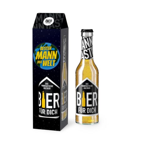 Bier 0,33 l Manntastisch Legende "Bester Mann der Welt"