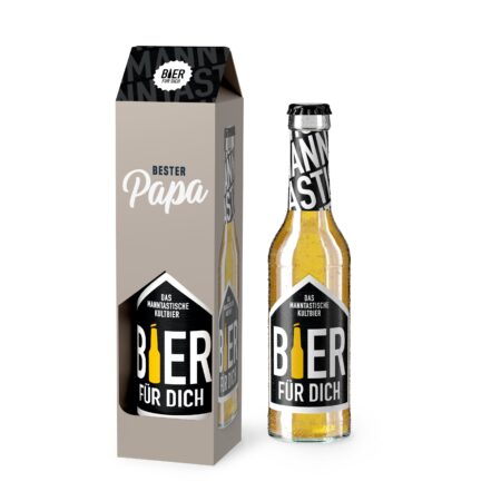 Bier 0,33 l Für Papa "Bester Papa"