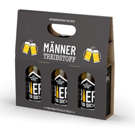 Männerkoffer Bier Manntastisch Geburtstag "Männer Treibstoff"