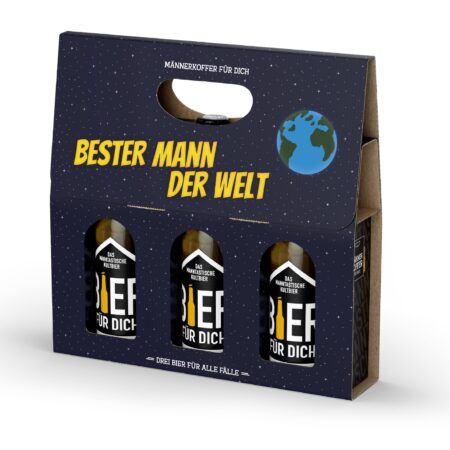 Männerkoffer Bier Manntastisch Legende "Bester Mann der Welt"