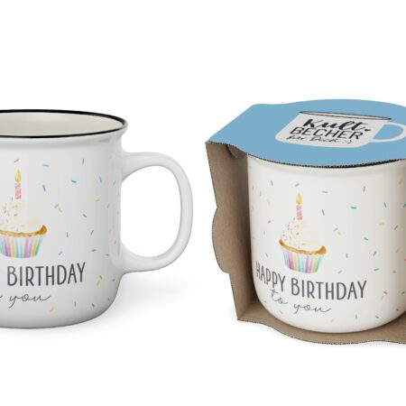Kultbecher 250ml "Happy Birthday to you" (Torte)